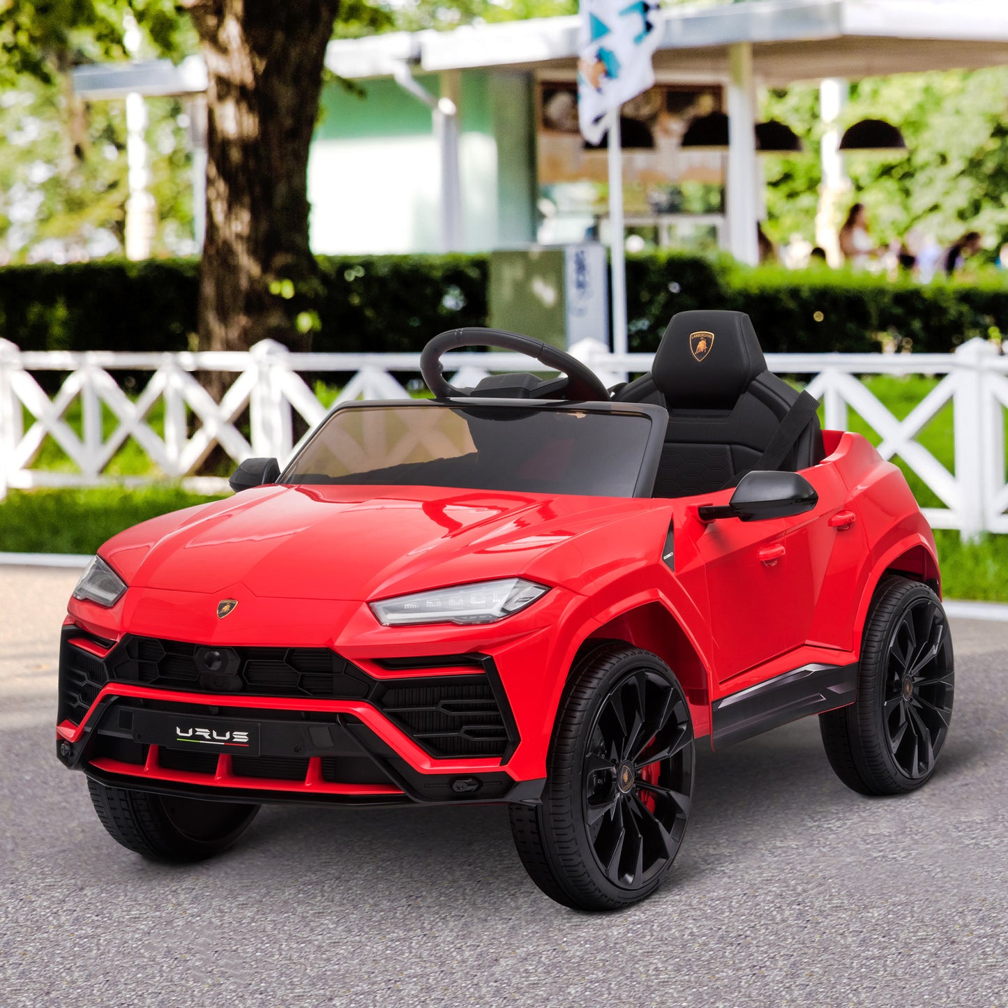 Aosom Compatible 12V Battery-powered Kids Electric Ride On Car Toy with Parental Remote Control for 3-6 Years Old,Red | Aosom Canada