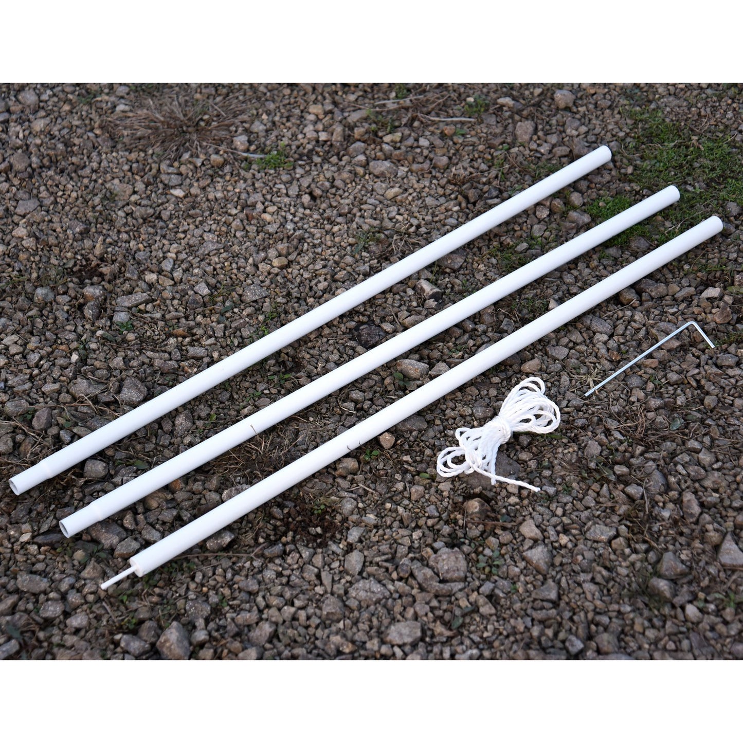 Outsunny Sun Sail Shade Support Pole Adjustable Height Support | Aosom Canada