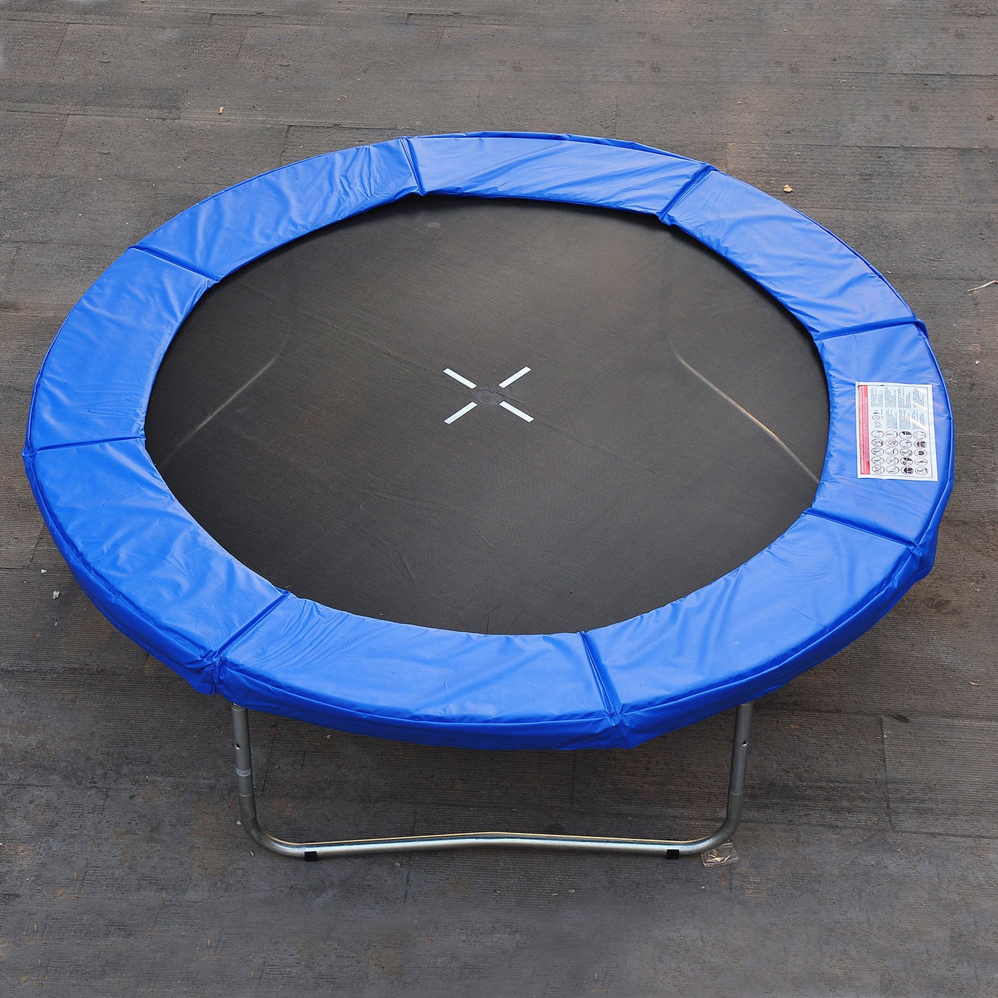 HOMCOM D8ft Trampoline Pad Spring Safety Replacement Gym Bounce Jump Cover EPE Foam (Blue) | Aosom Canada