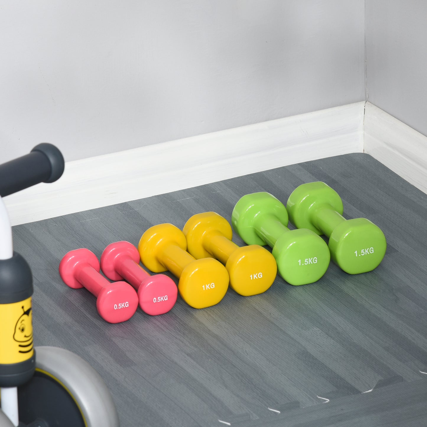 HOMCOM 12lbs. Dumbbell Set Weights Fitness Dumbbells for Man and Women Home Gym, Workout, Up Body Training | Aosom Canada
