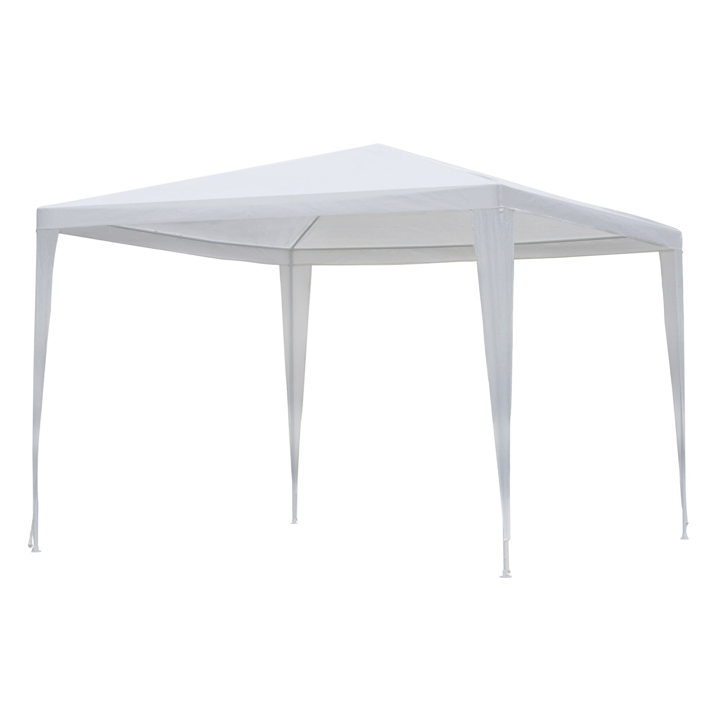 Outsunny 10x10ft Party Gazebo Tent Portable Folding Garden Canopy Event Shelter Outdoor Sunshade White | Aosom Canada