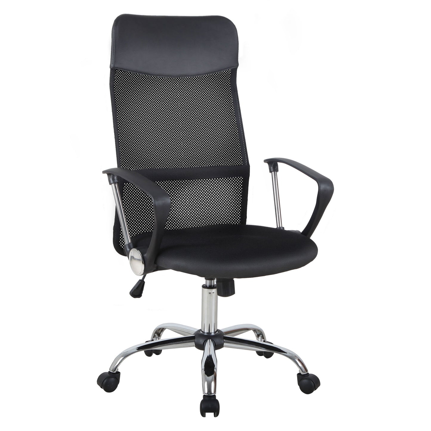 HOMCOM A2-0093 High Back Ergonomic Mesh Office Swivel Computer PC Desk Chair Seat Black | Aosom Canada