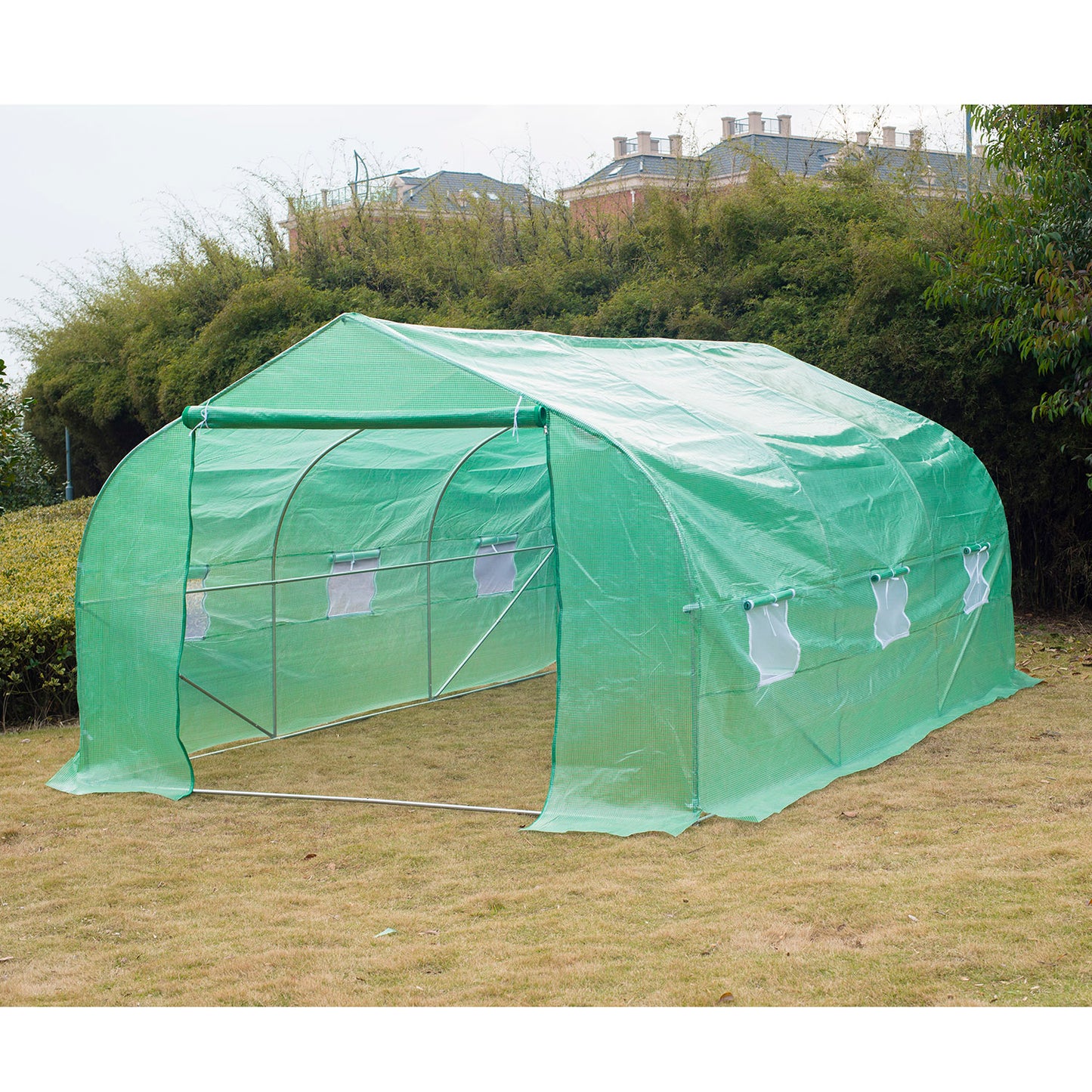 Outsunny Deluxe Walk-in Greenhouse Tunnel | Aosom Canada