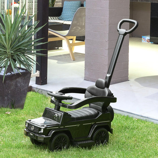 Aosom Mercedes-Benz G350 Push Car Sliding Car Walker Push-Along with Horn Steering Wheel NO POWER Manual Under Seat Storage Design | Aosom Canada