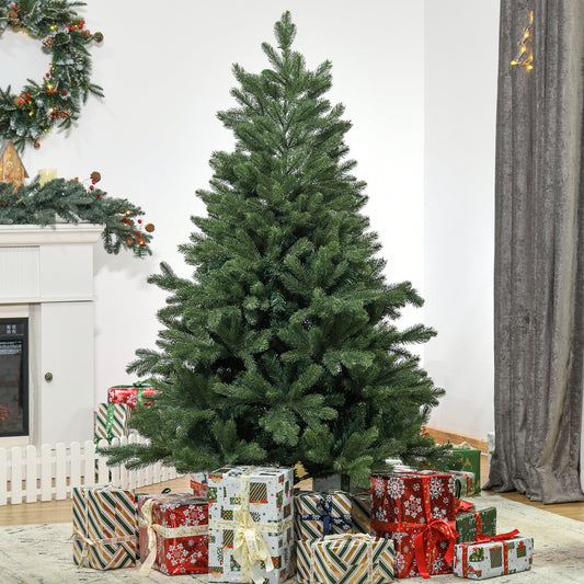 HOMCOM 5FT Artificial Christmas Tree Holiday Home Xmas Decoration Automatic Open, Green | Aosom Canada