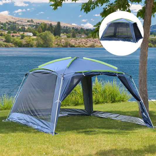 Outsunny 5-8 Persons Portable Camping Tent Waterproof Shelter Hiking | Aosom Canada