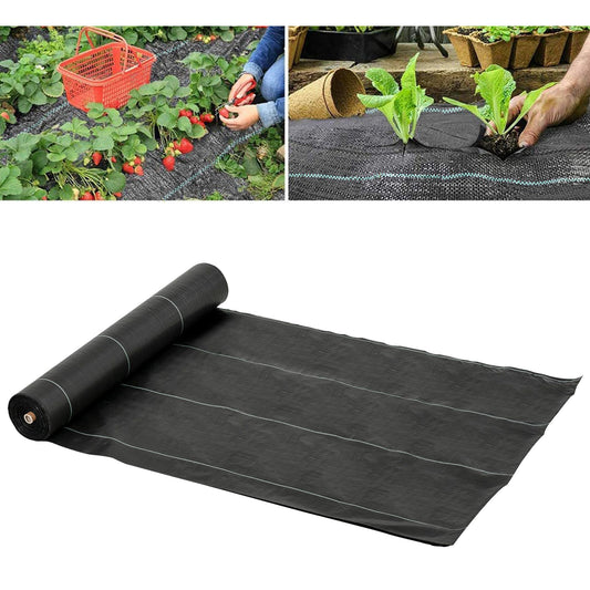 Outsunny 3ftx300ft Gardener Premium Weed Barrier Landscape Fabric Durable & Heavy-Duty Weed Block Gardening Mat Easy Setup | Aosom Canada