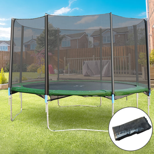 Aosom 14' Round Trampoline Enclosure Safety Net Fence Replacement Trampolining Bounce Part | Aosom Canada