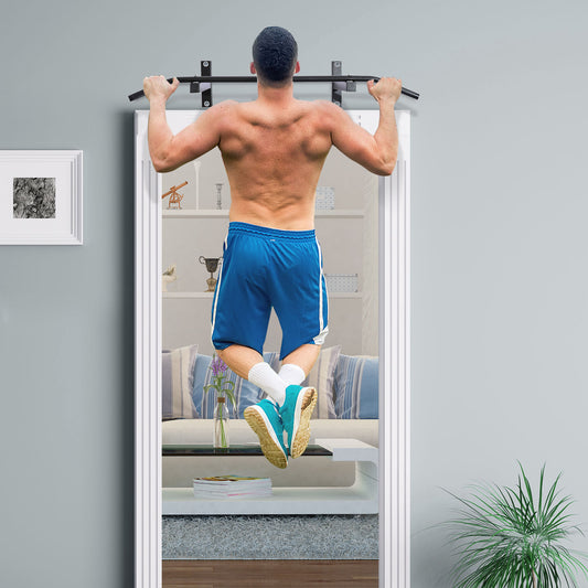 Pull Up Bar Push Up & Pull Up Bars Black 45.7"Lx16.9"Dx7.9"H Steel Soozier | Aosom Canada