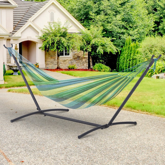 Outsunny Hammock Stand Adjustable Universal Fit Garden Camping Picnic | Aosom Canada