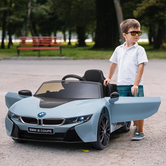 Aosom Licensed BMW I8 Coupe Electric Kids Ride-On Car 6V Battery Powered Toy with Remote Control  Blue | Aosom Canada