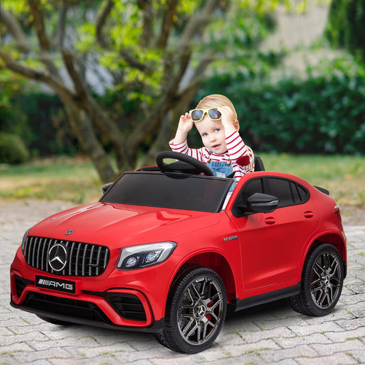 Aosom 12V Ride-On Car Electric Toy Car For 3 - 8 Years Old With Parental Remote Control Suspension Wheel Red | Aosom Canada