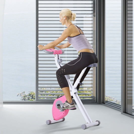 Soozier Indoor Magnetic Upright Exercise Bike w/ Tablet/Phone Holder | Aosom Canada