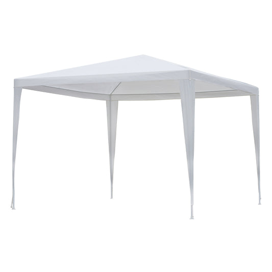 Outsunny 10x10ft Party Gazebo Tent Portable Folding Garden Canopy Event Shelter Outdoor Sunshade White | Aosom Canada