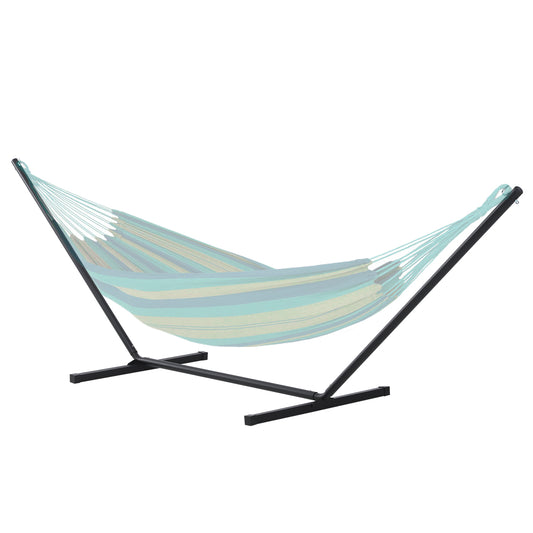 Outsunny Hammock Stand Straight Pole Simple Set Up Garden Camping Picnic | Aosom Canada